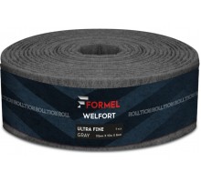 Шлифовальный войлок FORMEL WelFort Ultra Fine серый, рулон 115мм х 10 м х 6 мм
